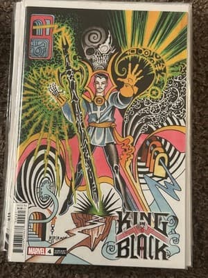 Marvel King in Black #4 Variant Edition Comic Book Rated T+ Bagged Backed $4.99 - Image 1