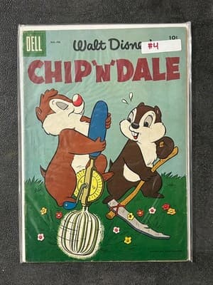 Walt Disney Chip N Dale Comic Lot Dell 3 Vintage 10c Cartoon Comics Collectors - Thumbnail 3
