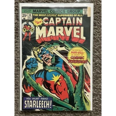Marvel Spotlight On Captain Marvel Vol. 2 #1 & 4 (1979 Marvel) Lot Of 2 - Thumbnail 2