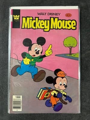 Walt Disney Mickey Mouse Comic Lot 4 Whitman Issues 205 206 218 Vintage 40c 60c - Thumbnail 2