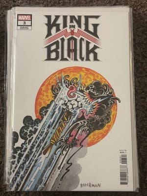Marvel King in Black 3 Variant Edition Comic Book T+ Cover Art Bederman Bagged - Image 1