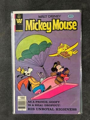Walt Disney Mickey Mouse Comic Lot 4 Whitman Issues 205 206 218 Vintage 40c 60c - Thumbnail 3