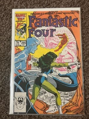 Marvel Fantastic Four Comic #295 Oct 75c 25th Anniversary Bagged Comic Book - Image 1