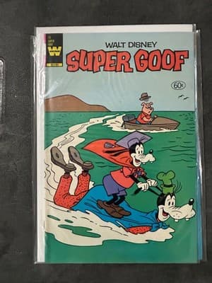 Walt Disney Whitman Comic Book Lot 5 Donald Duck Uncle Scrooge Huey Super Goof - Thumbnail 4