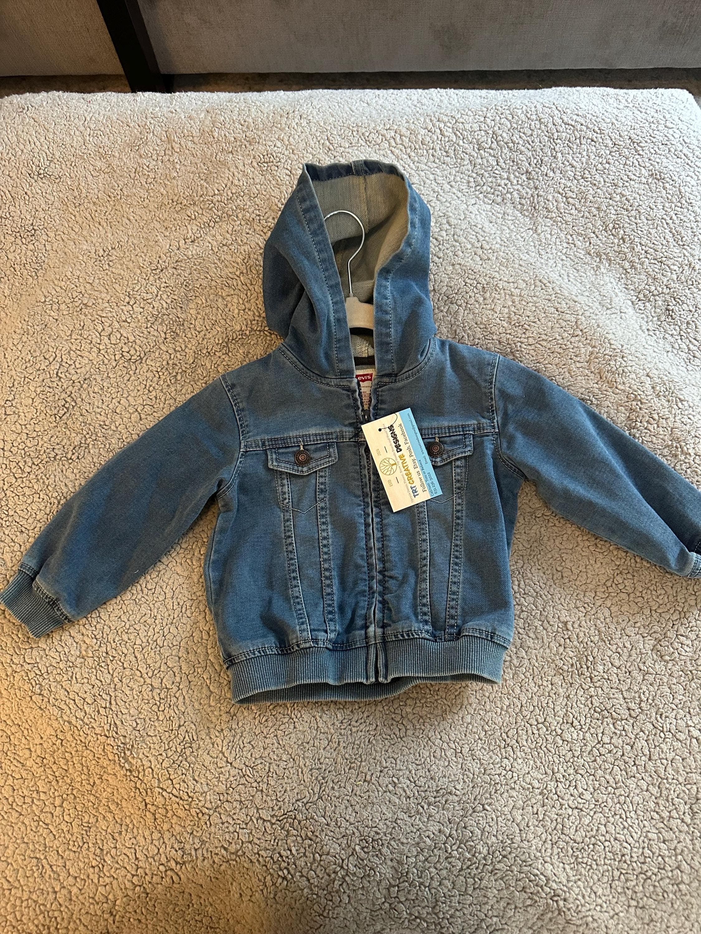 Local hero fire to the rescue denim jacket - Thumbnail 2