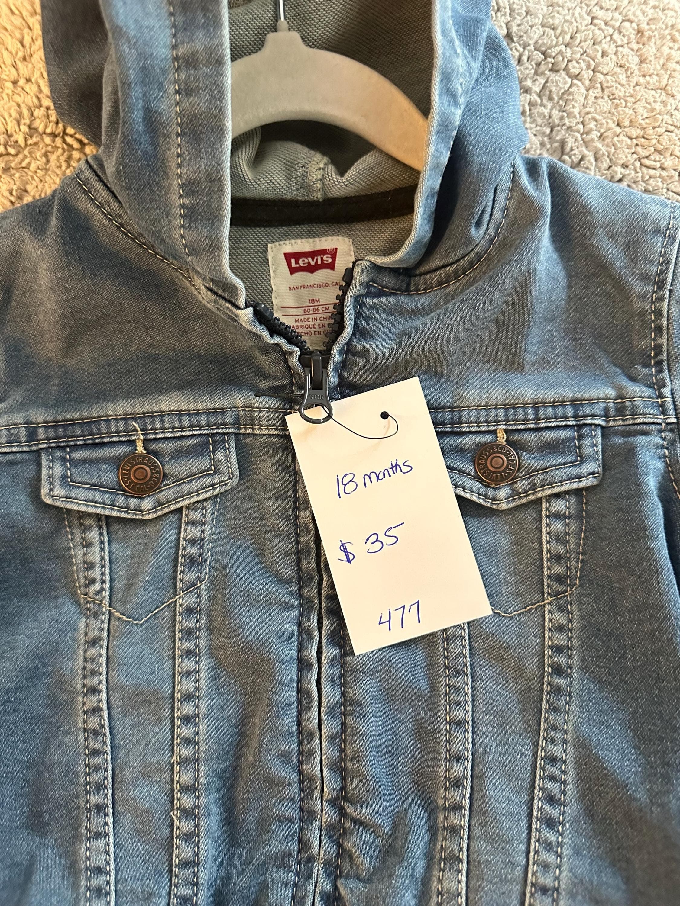 Local hero fire to the rescue denim jacket - Thumbnail 3