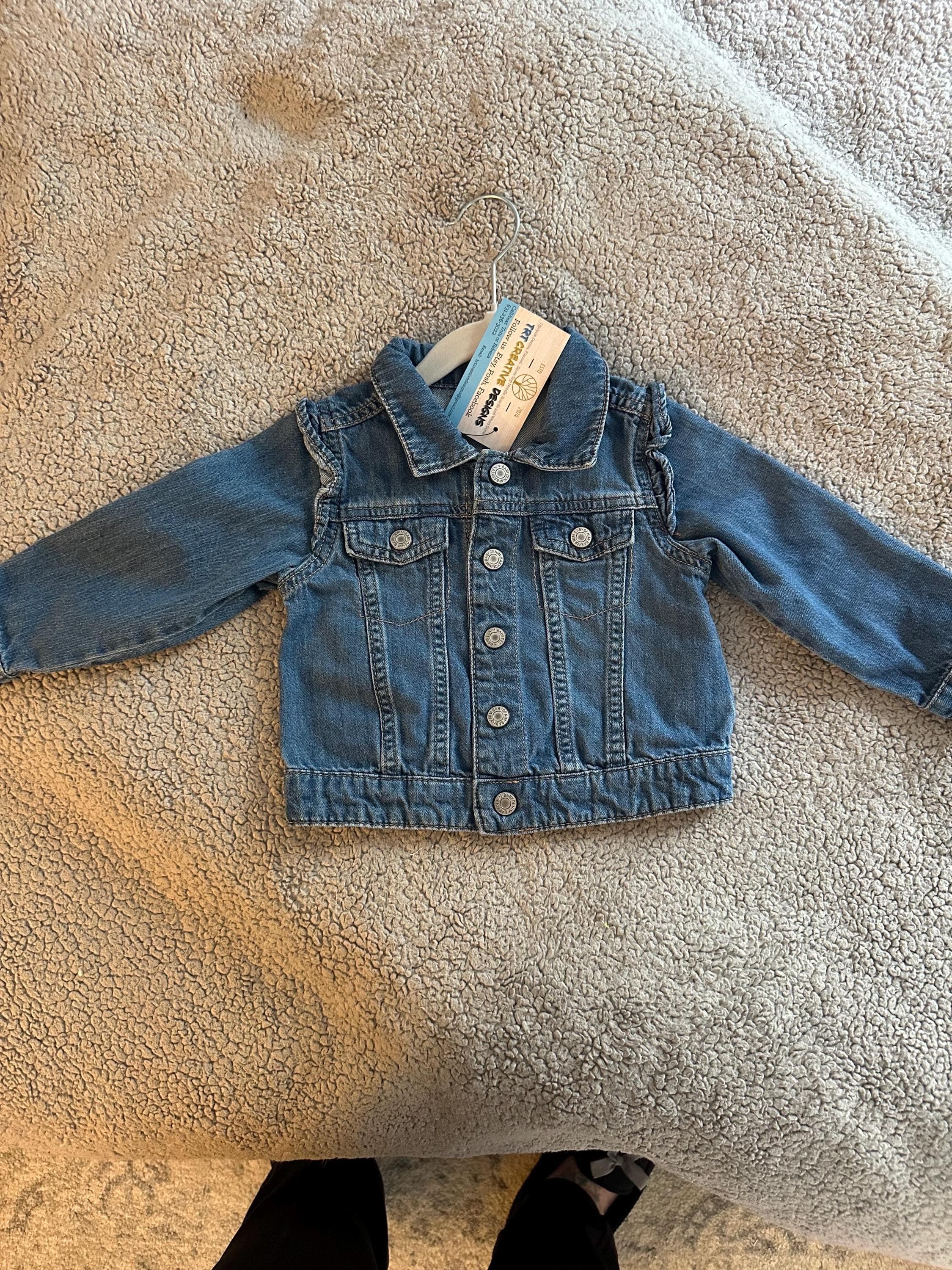 Denim jacket with daddy’s girl - Thumbnail 2