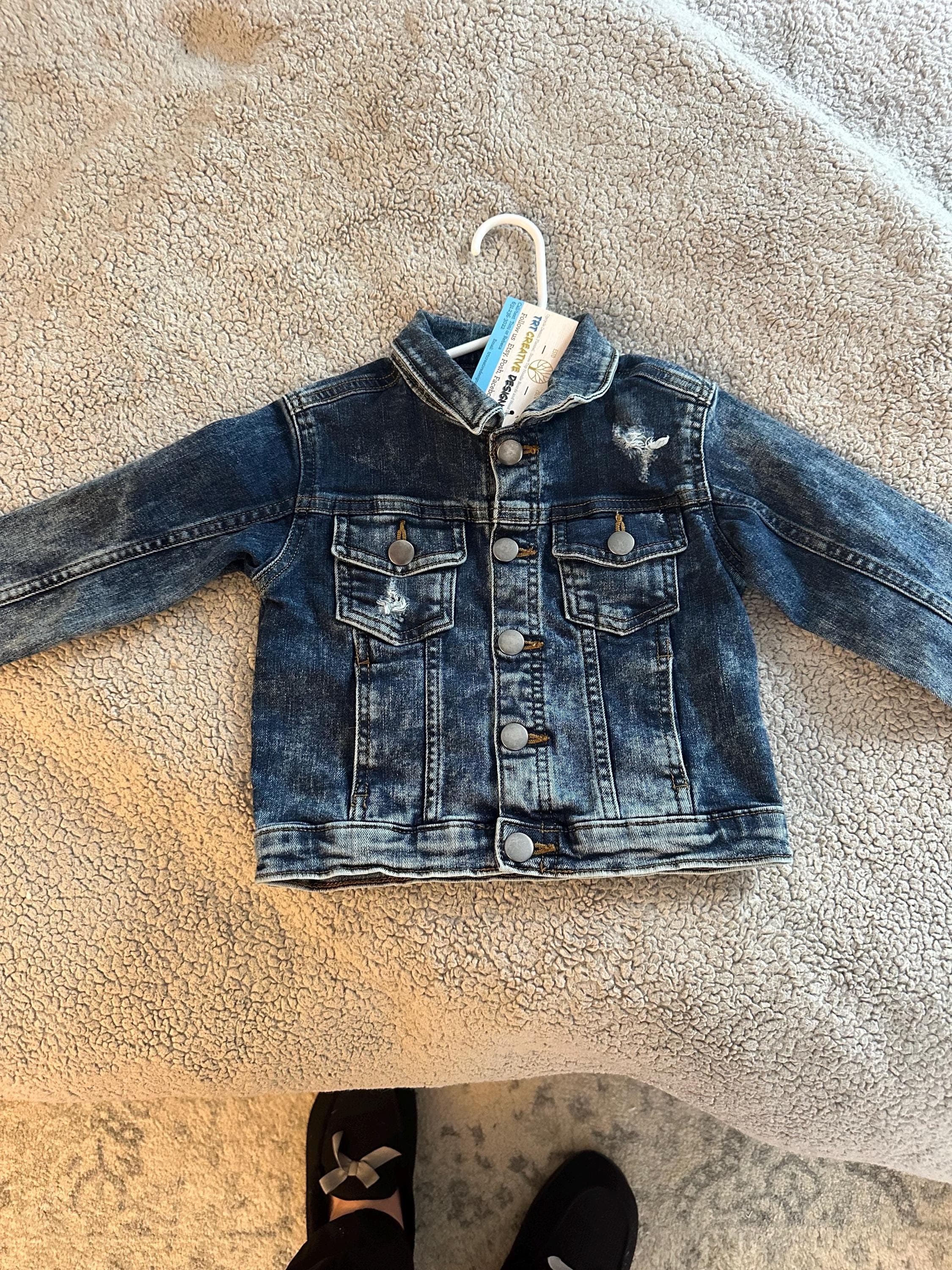 Superman denim jacket with Superman - Thumbnail 2