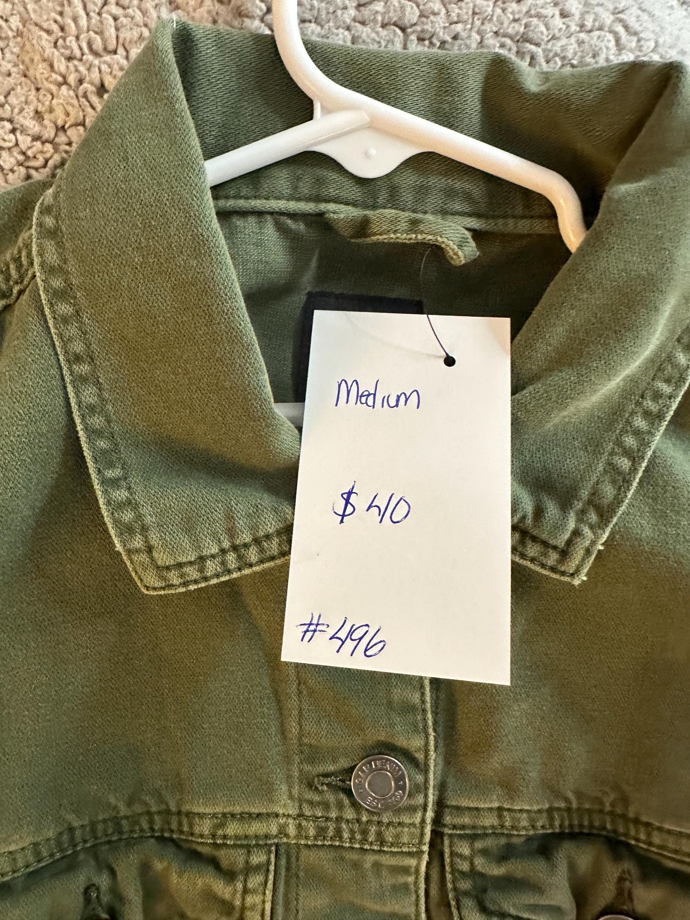 Green denim with Pokémon on the back - Thumbnail 3