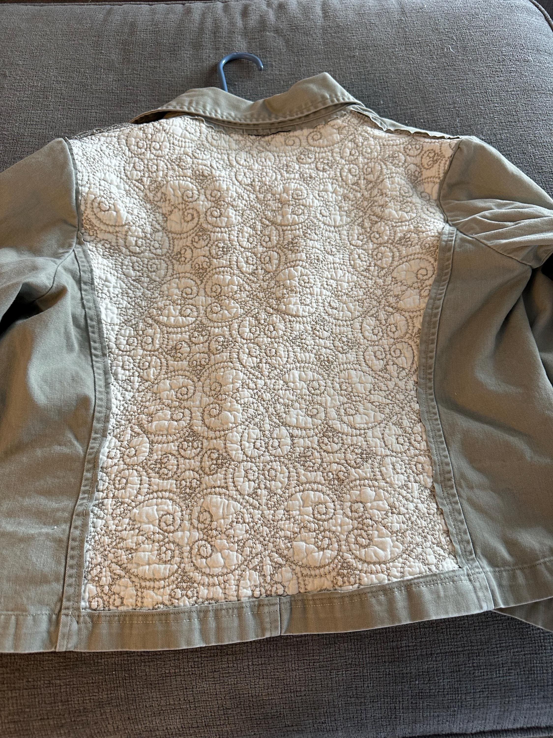 Denim with quilted back - Thumbnail 2