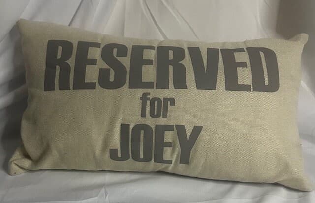 Personalized Pet Pillow Cover – Linen Farmhouse Decor, Custom Dog/Cat Name - Image 1