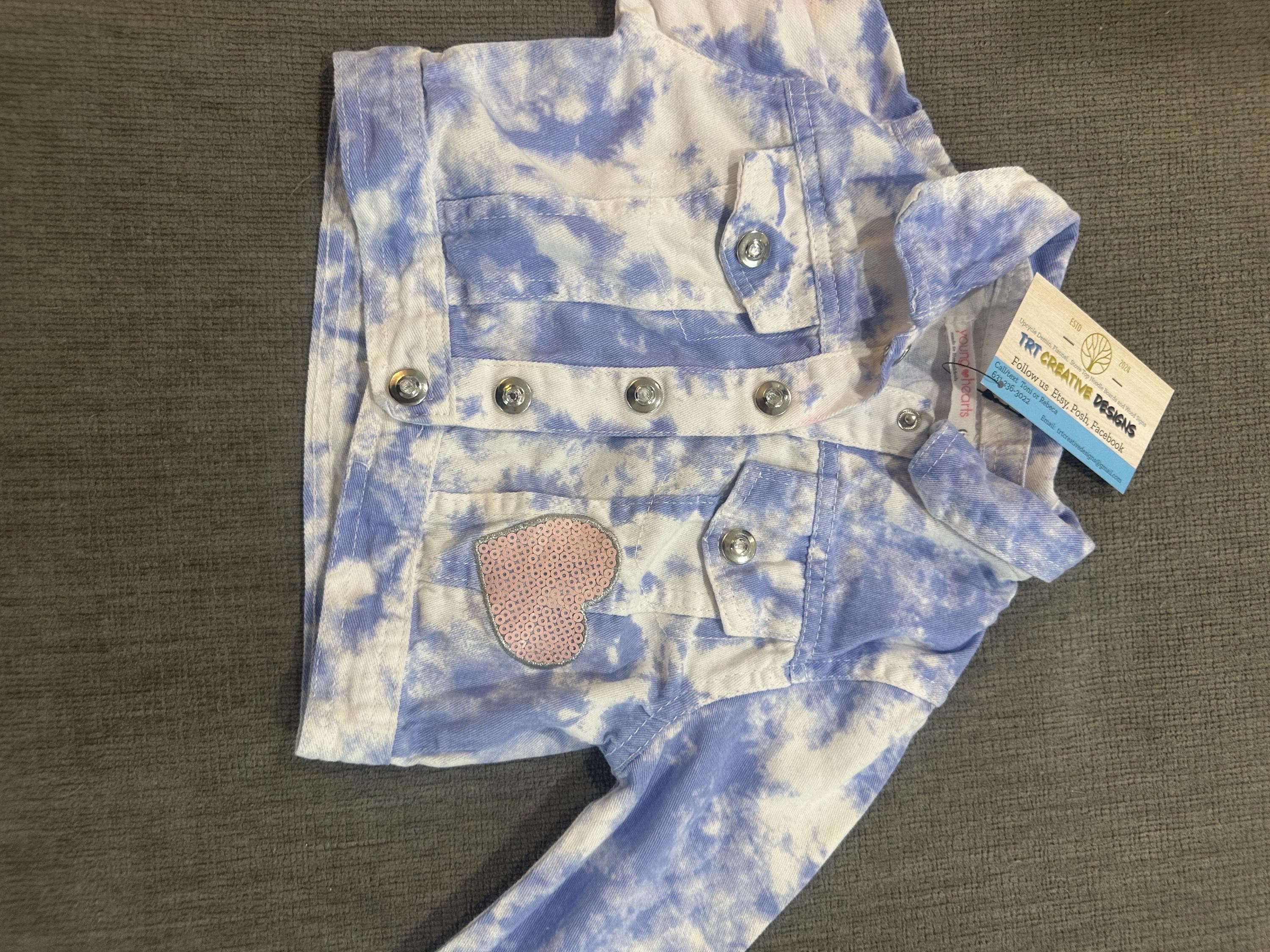 Denim tie dye jacket - Image 1