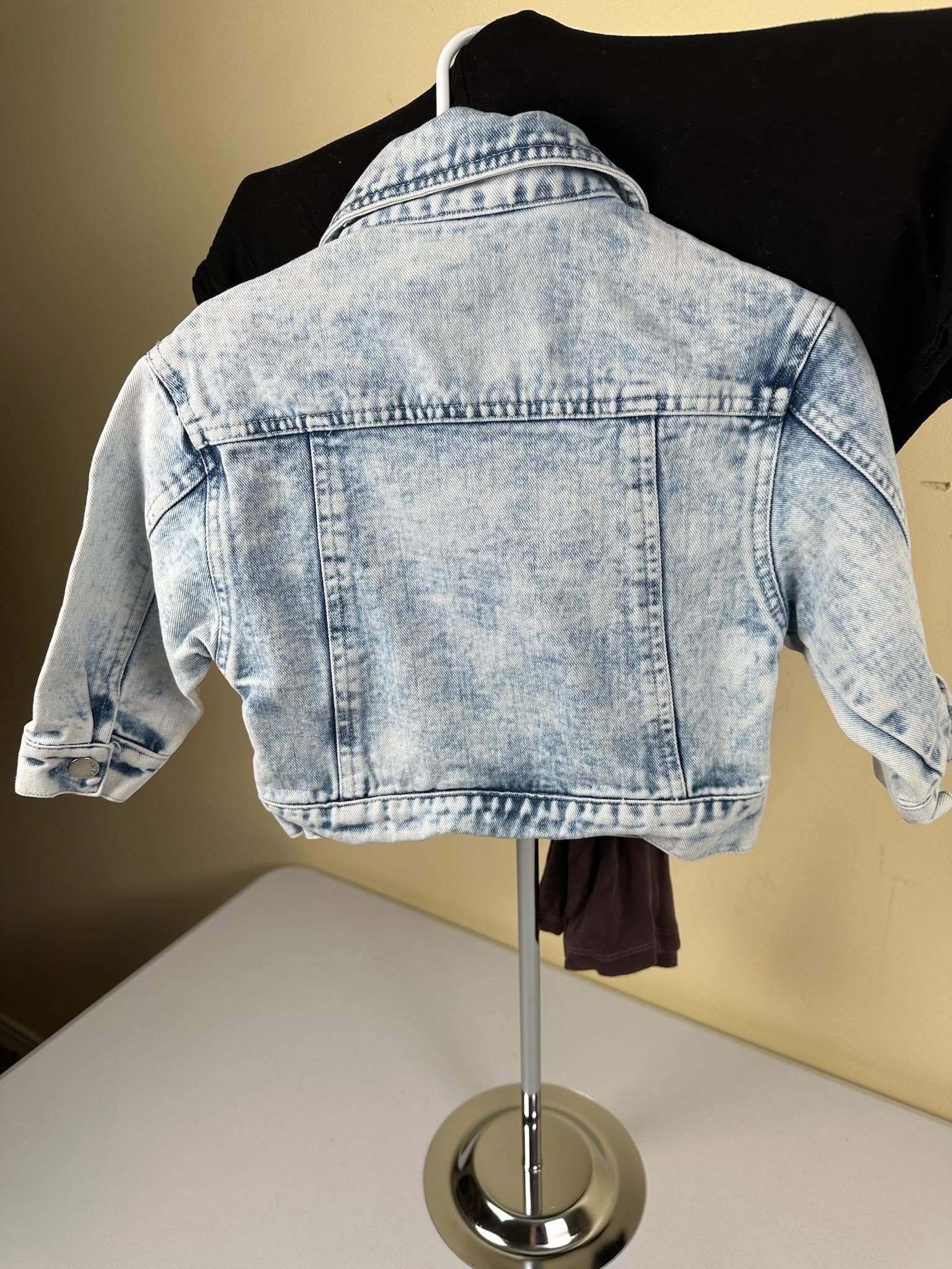 Denim jacket with Lepord print 18-24 months - Thumbnail 2