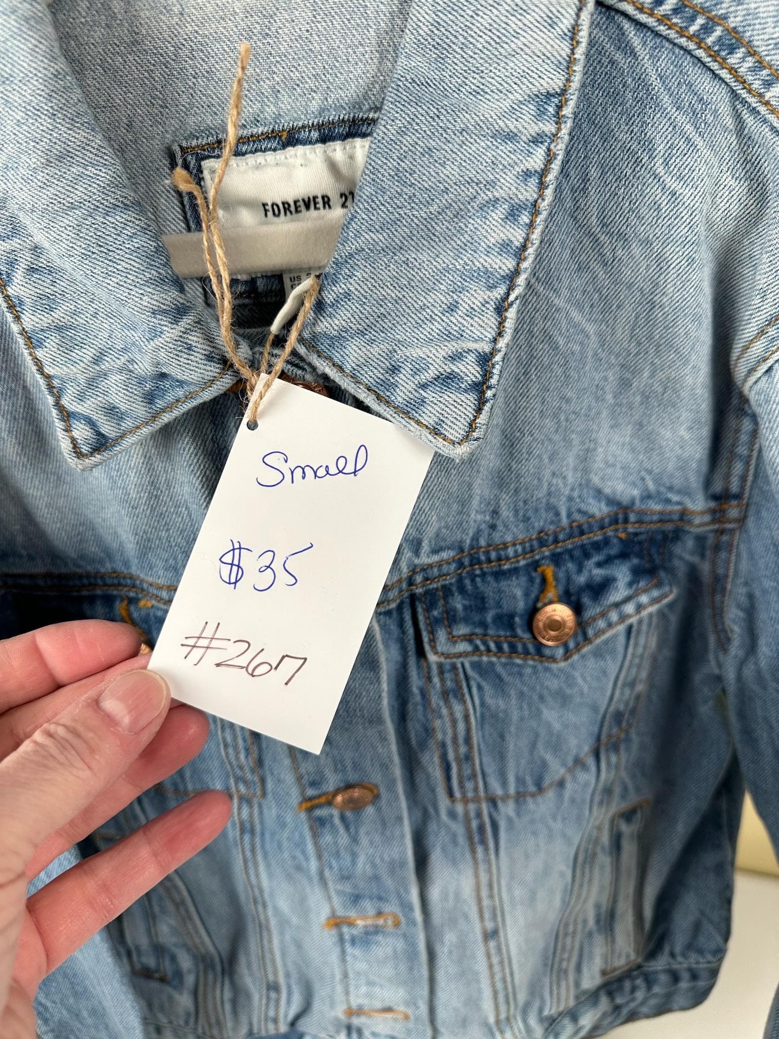 Let’s go girls Jean Jacket. Size small. - Thumbnail 3