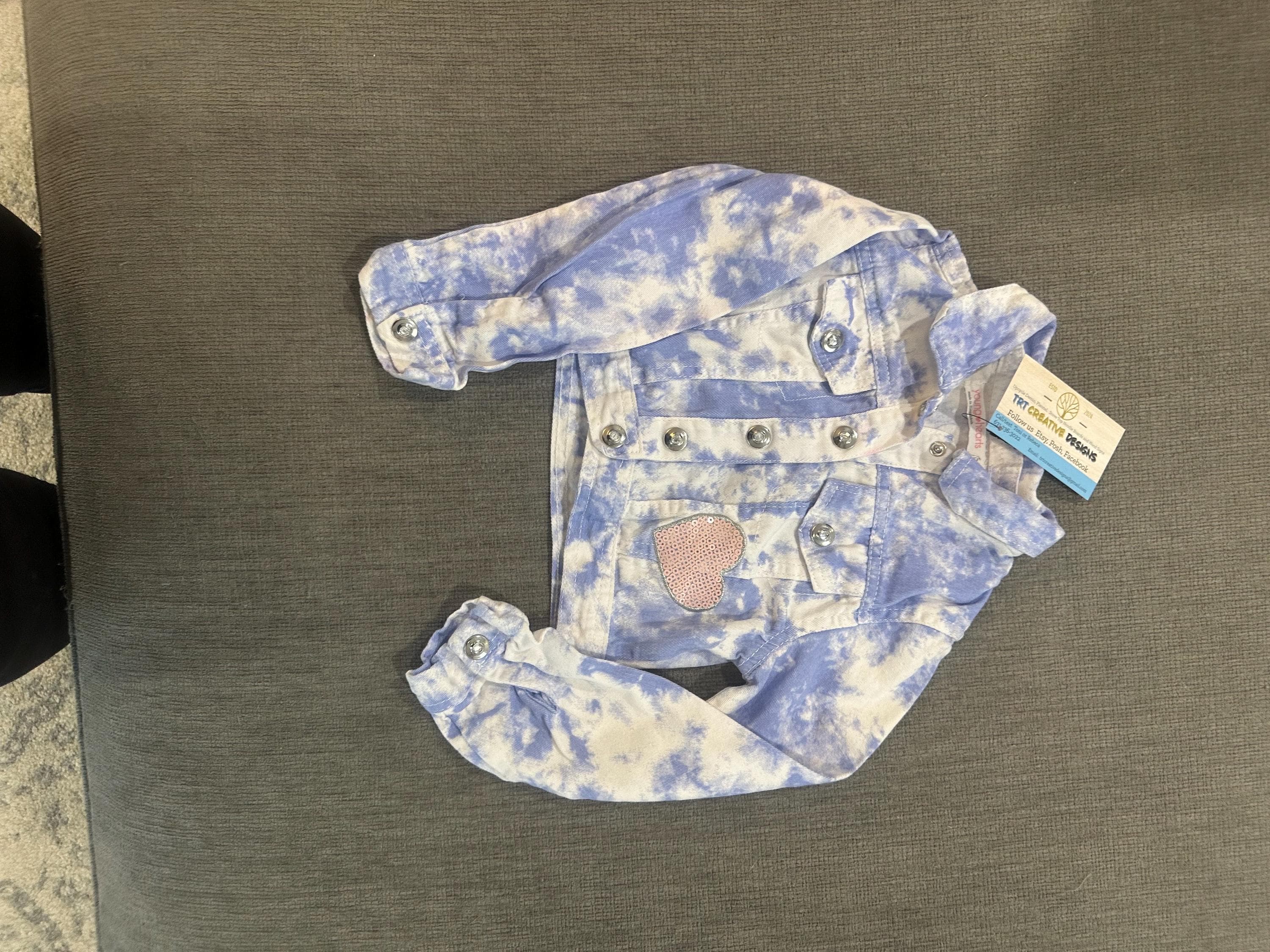 Denim tie dye jacket - Thumbnail 2