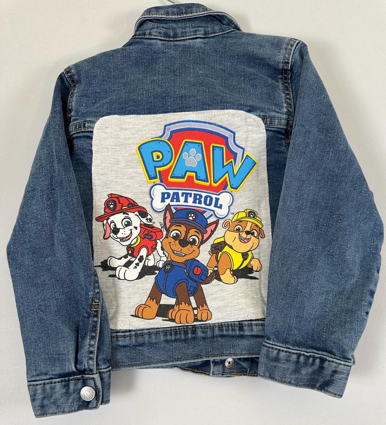 Paw Patrol Denim Jacket | Toddler Boys Old Navy Jean Jacket 5T - Image 1
