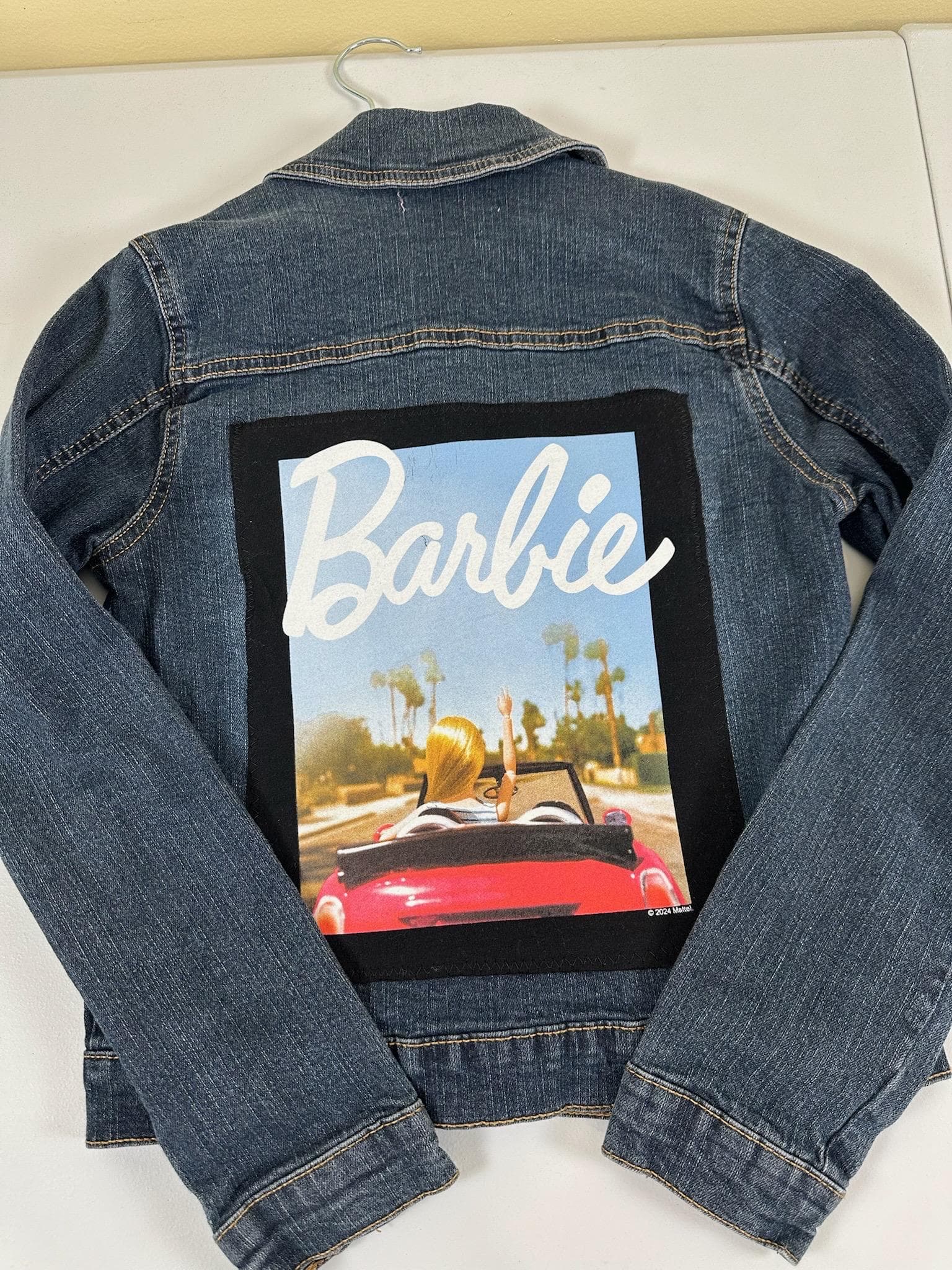Barbie Denim Jacket | Girls Youth BCBG Jean Jacket Size 10 - Image 1