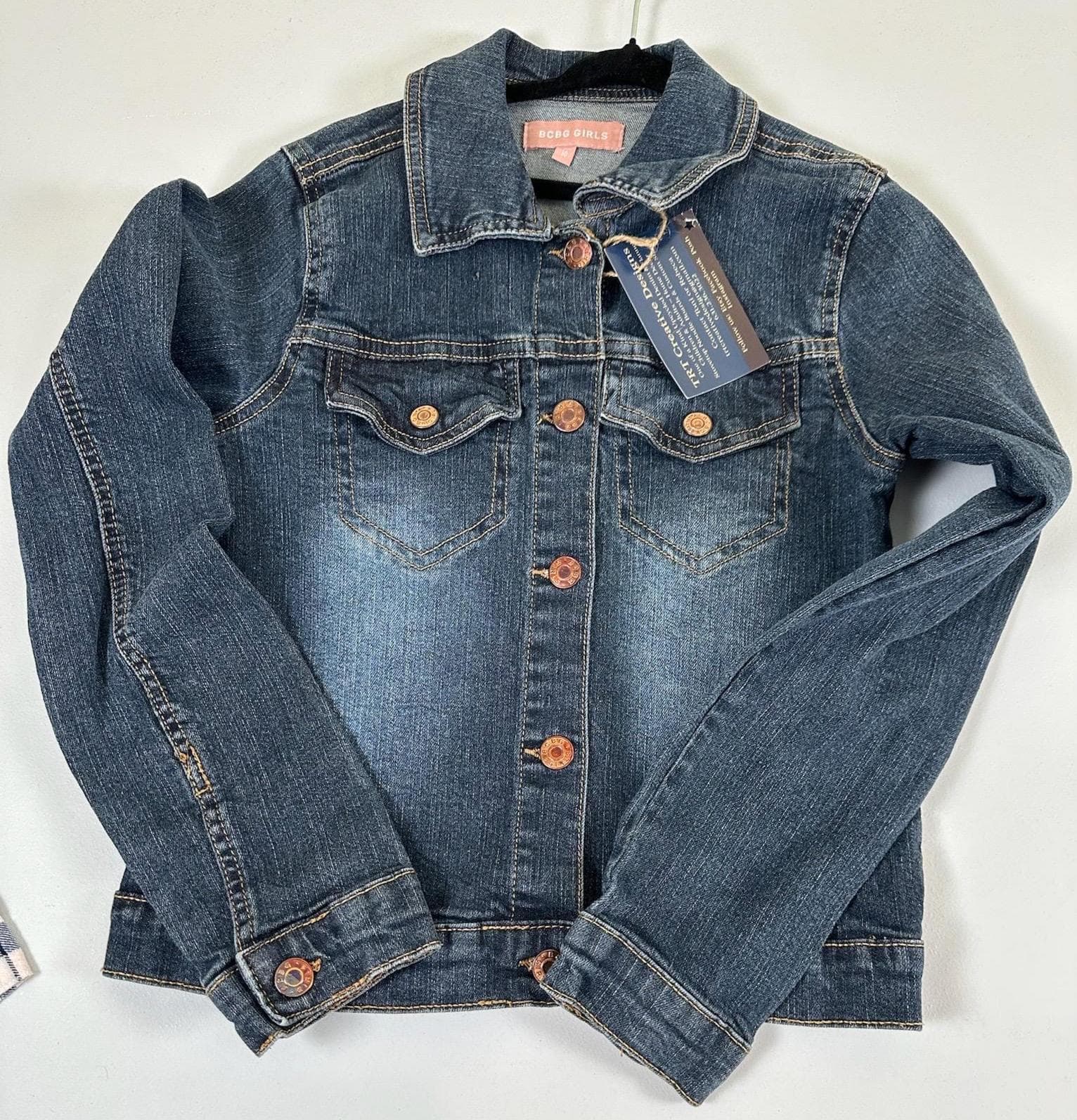 Barbie Denim Jacket | Girls Youth BCBG Jean Jacket Size 10 - Thumbnail 2