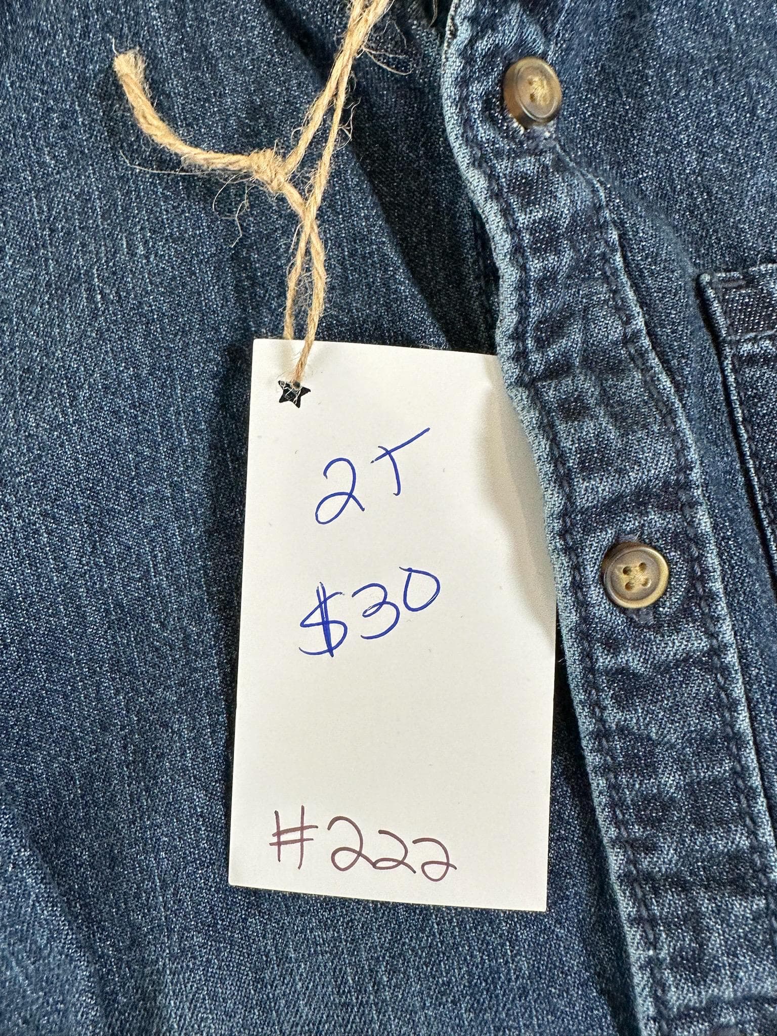 Kids Western Denim Jacket – Highland Cow, Cowgirl Outfit (2T Size) - Thumbnail 3