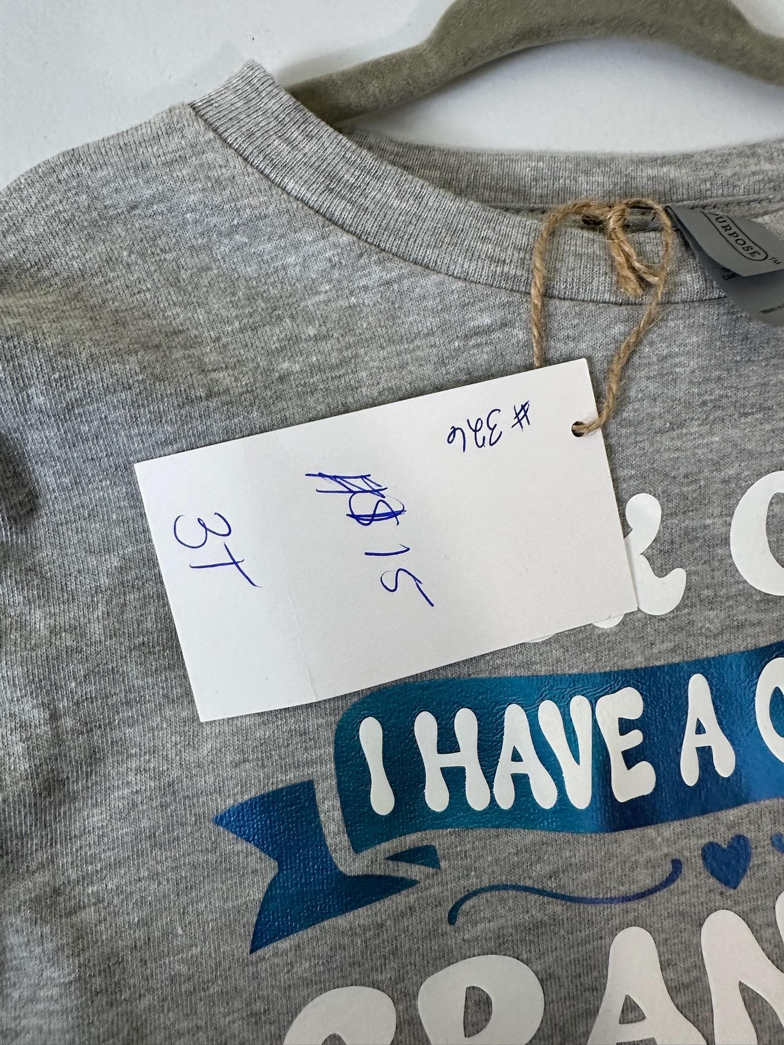 Funny Toddler Grandpa T-Shirt 3T – Crazy Grandpa Graphic Tee - Thumbnail 2