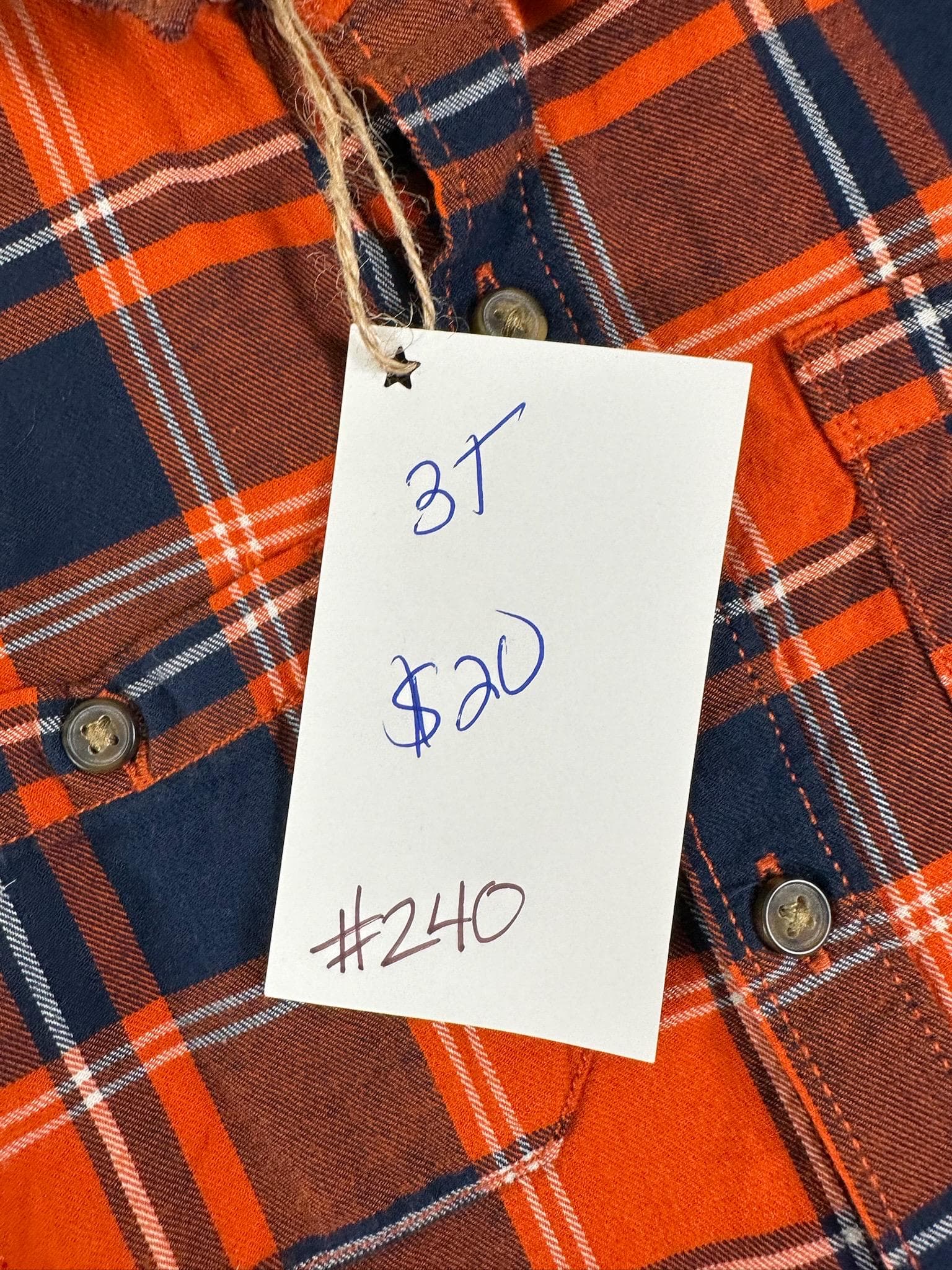 Upcycled Toddler Flannel Shirt – Size 3T | Dino Monster Truck Design | One of a Kind - Thumbnail 2