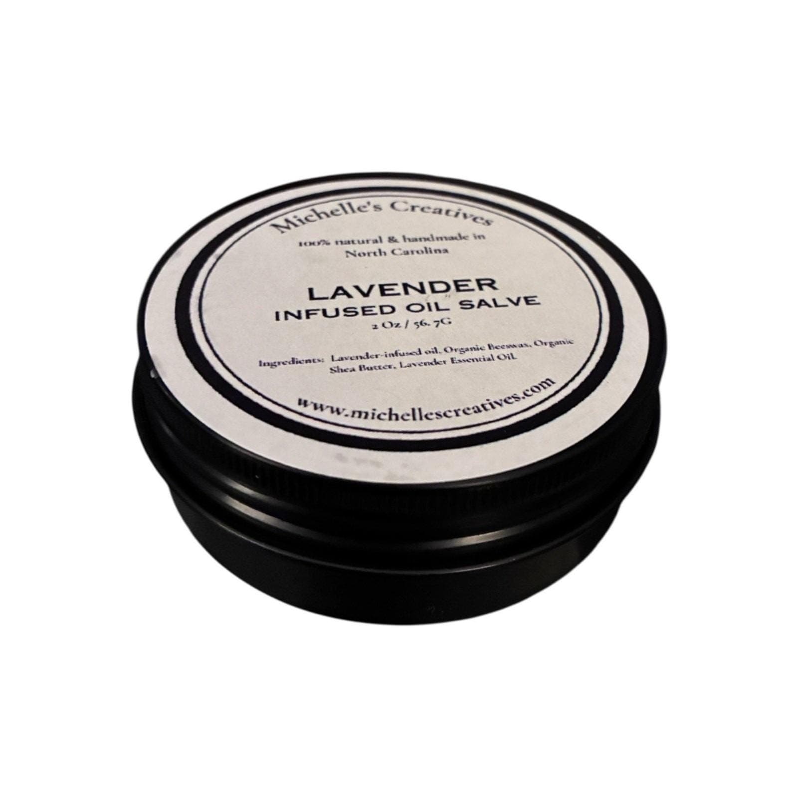 Michelle's Creatives Lavender Oil Salve Unisex 2oz Black New Organic Handmade - Image 1