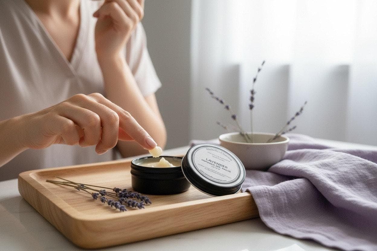 Lavender oil infused salve - Thumbnail 6