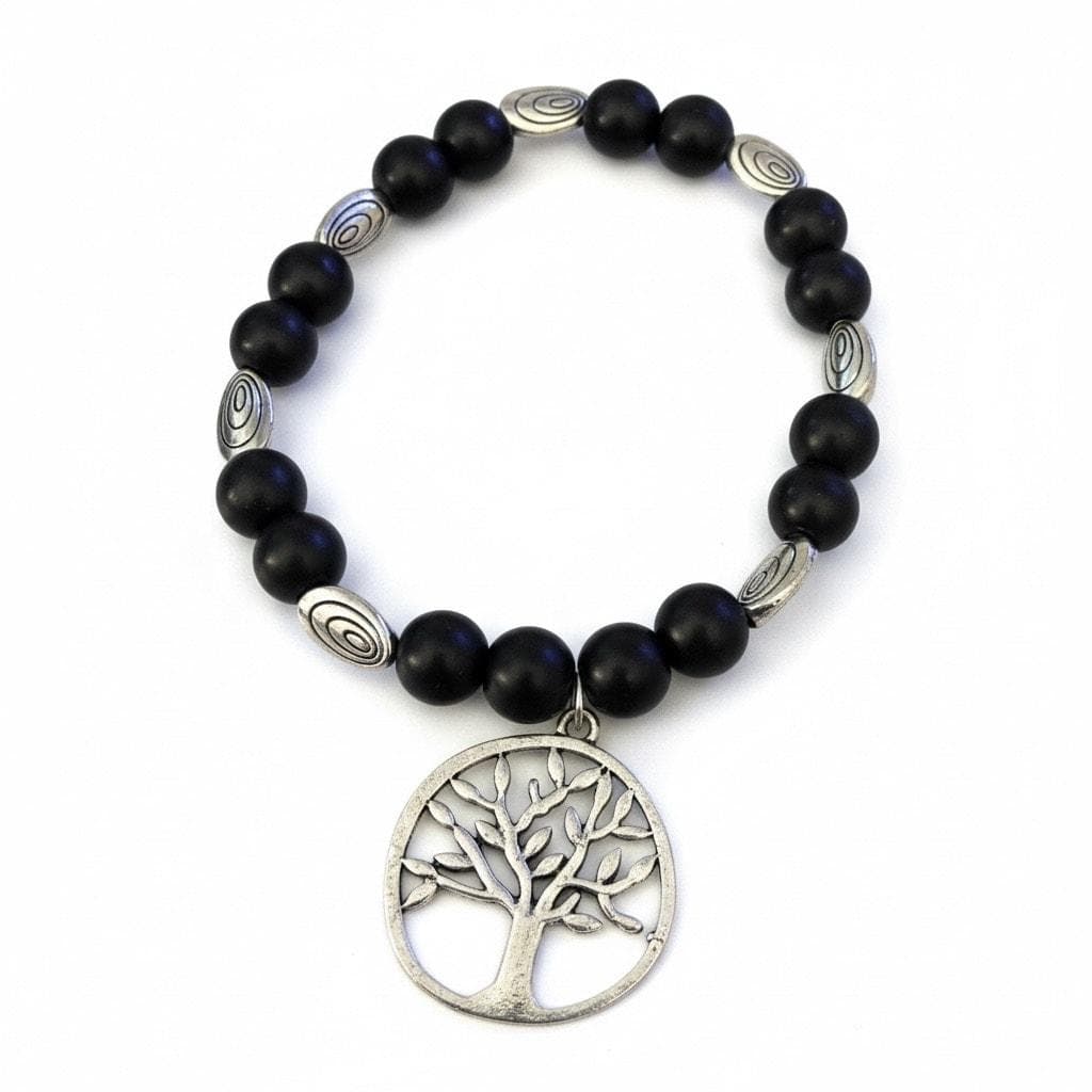 Handmade Tree of life beaded bracelet size 6.5” - Image 1