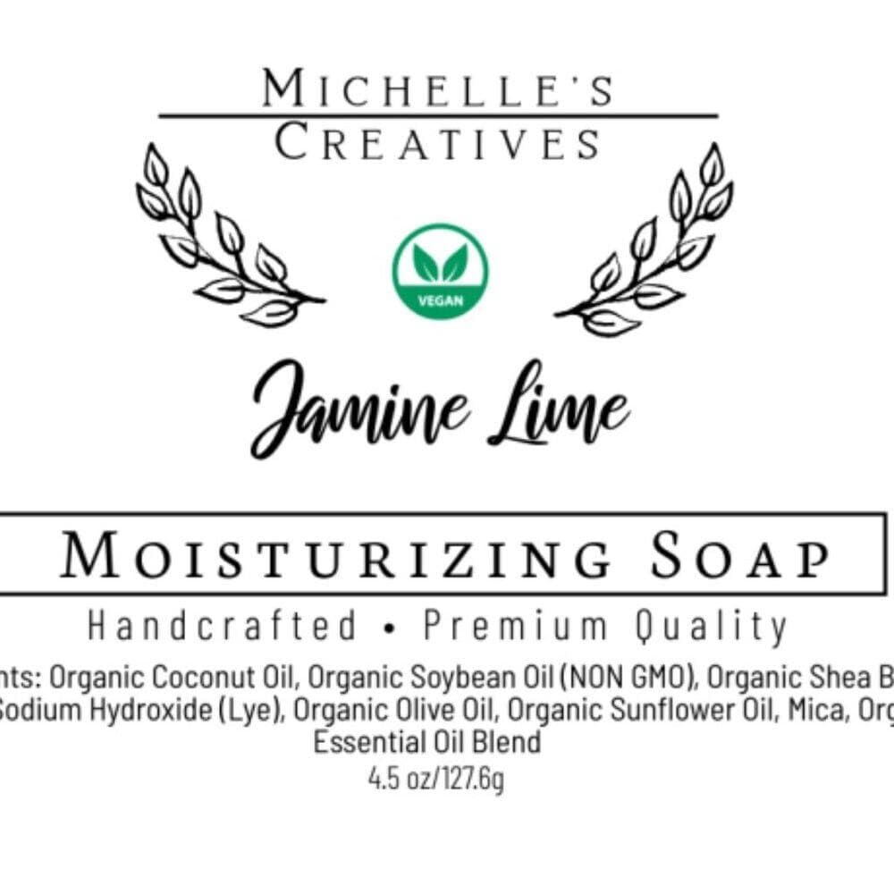 Jasmine Lime Handmade Bar Soap - Thumbnail 2