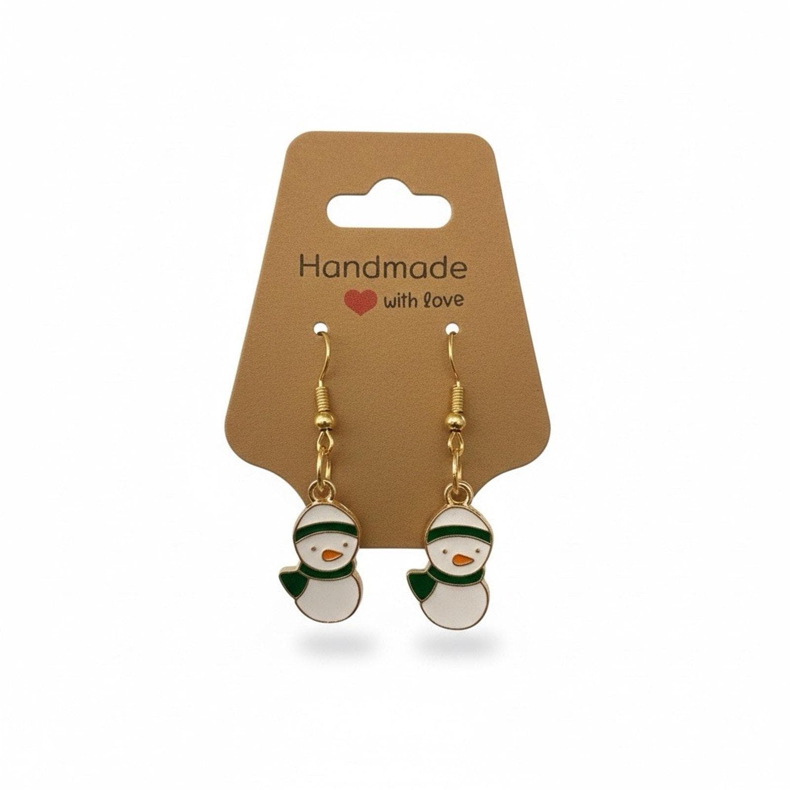 Handmade Christmas Penguins Earrings - Image 1