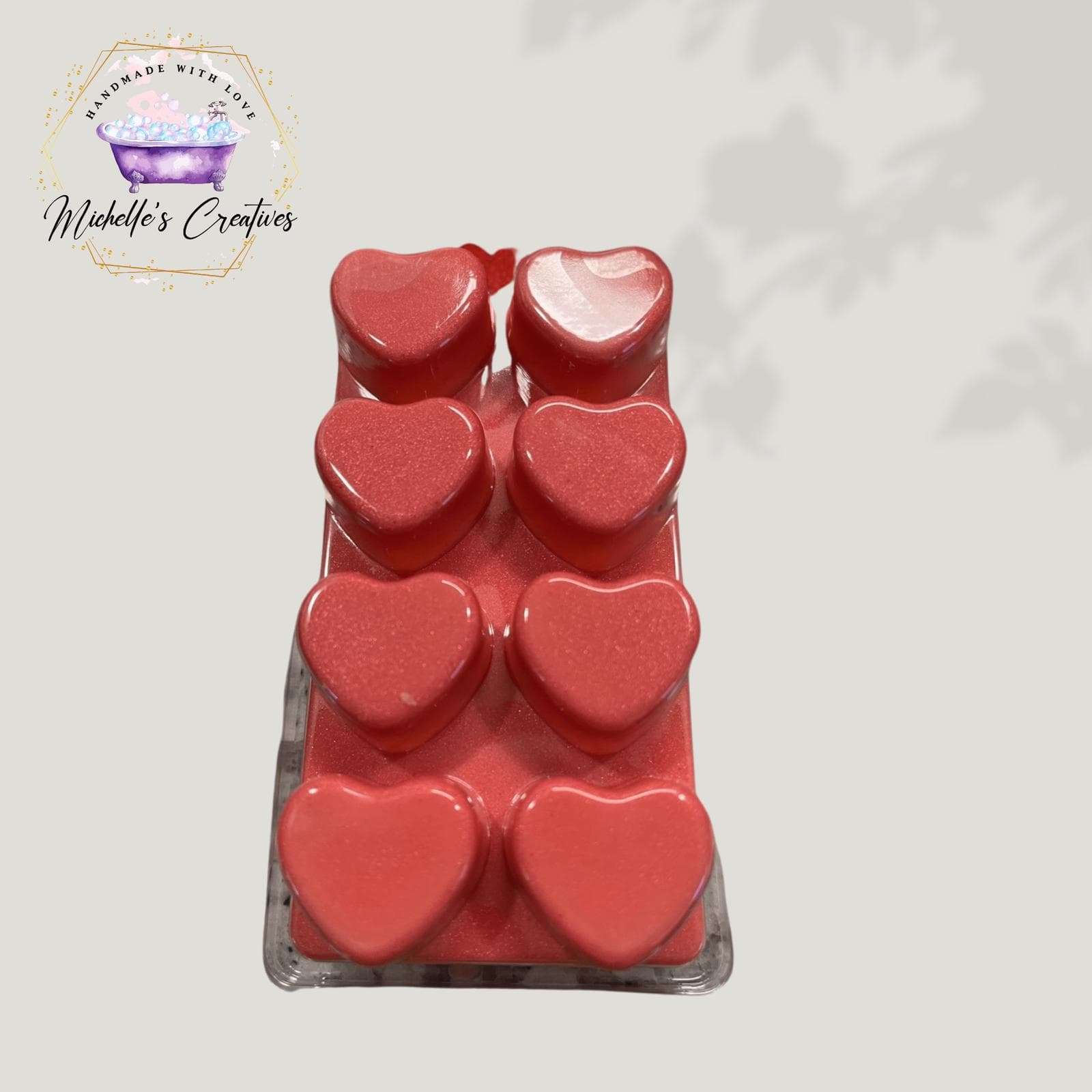 Natural Wax Melts - Assorted 3.4 oz Wax Heart Shaped Melts - Image 1