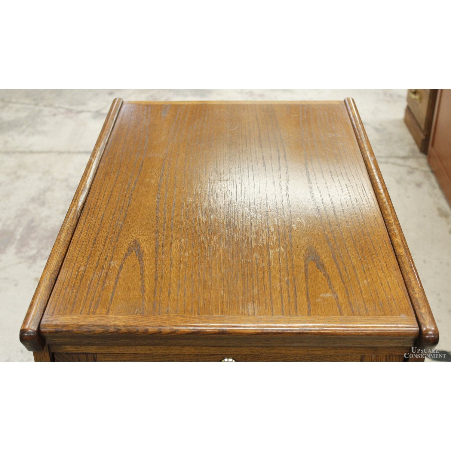 2 Drawer Dark Oak File Cabinet - Dark Oak - Thumbnail 5