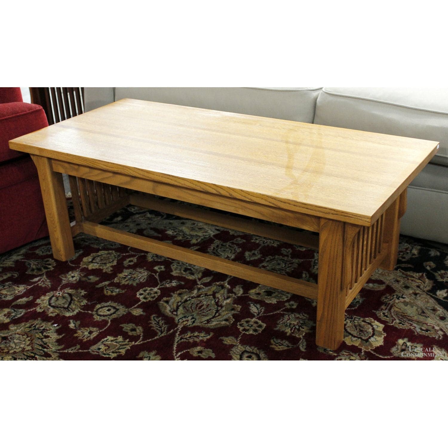 Mission Oak Coffee Table - Thumbnail 3