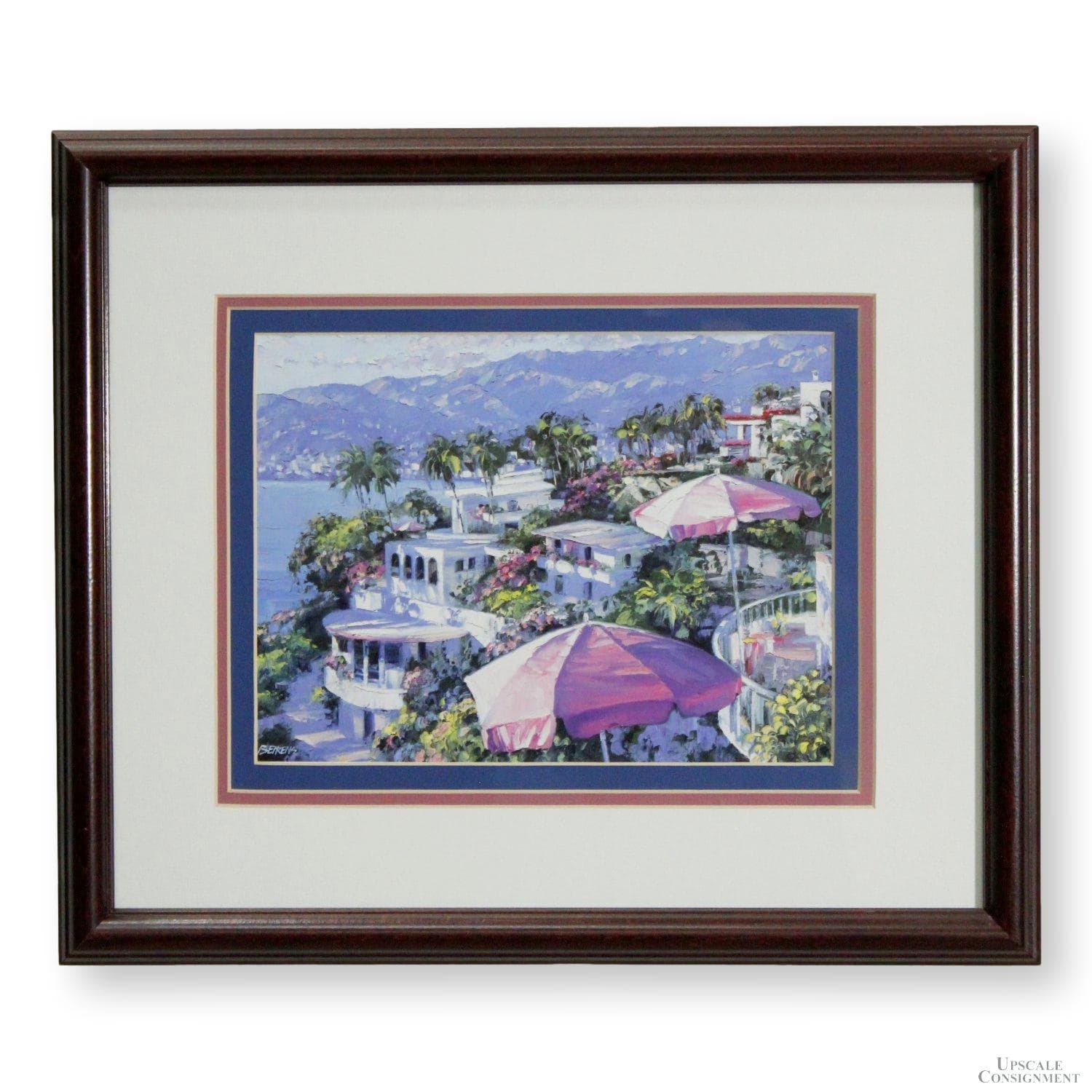 Framed Print "Hills of Acapulco" by Howard Behrens - Image 1