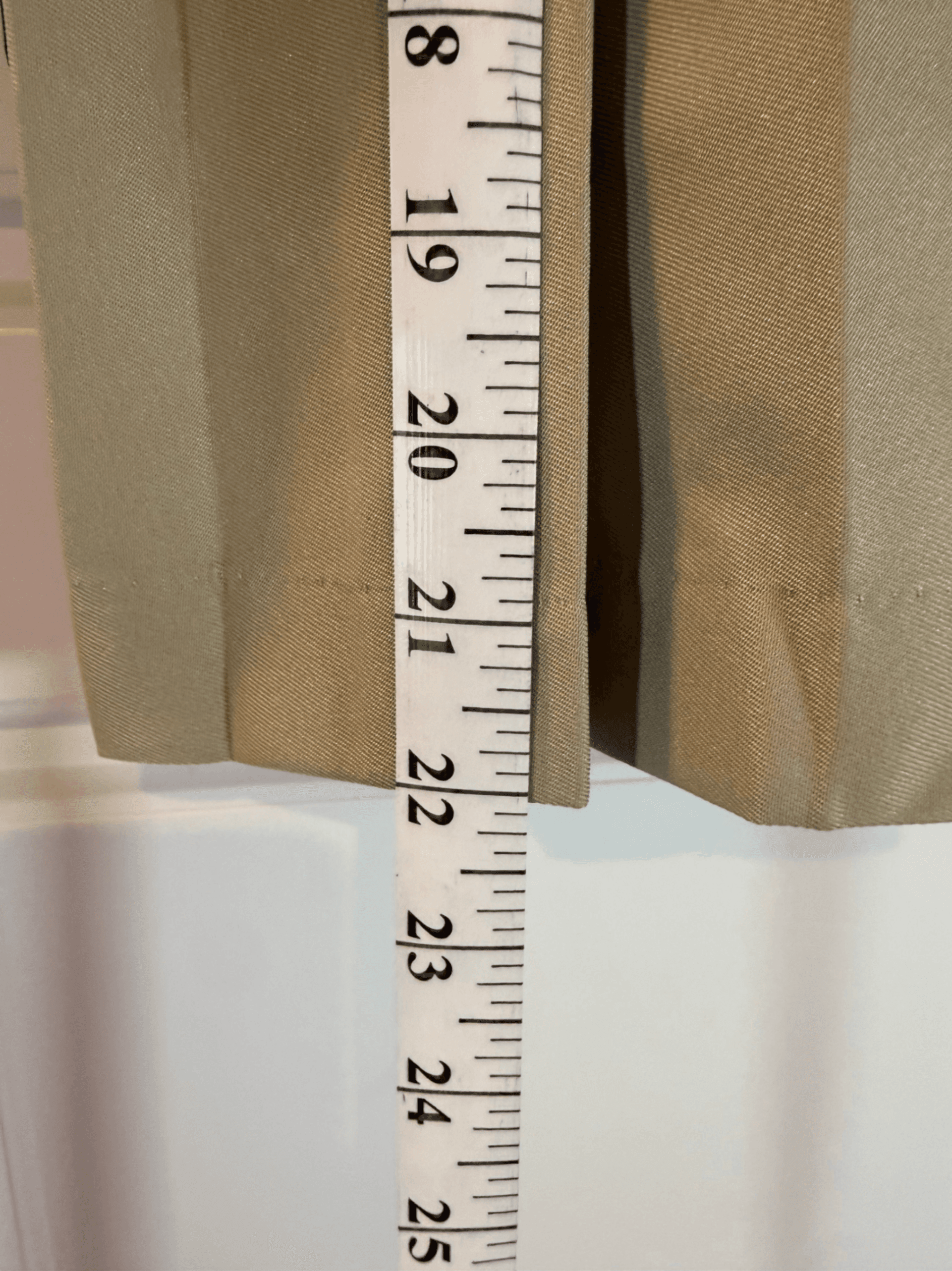 Pleated Navy and Tan uniform Skirts - juniors size 14 - Thumbnail 5