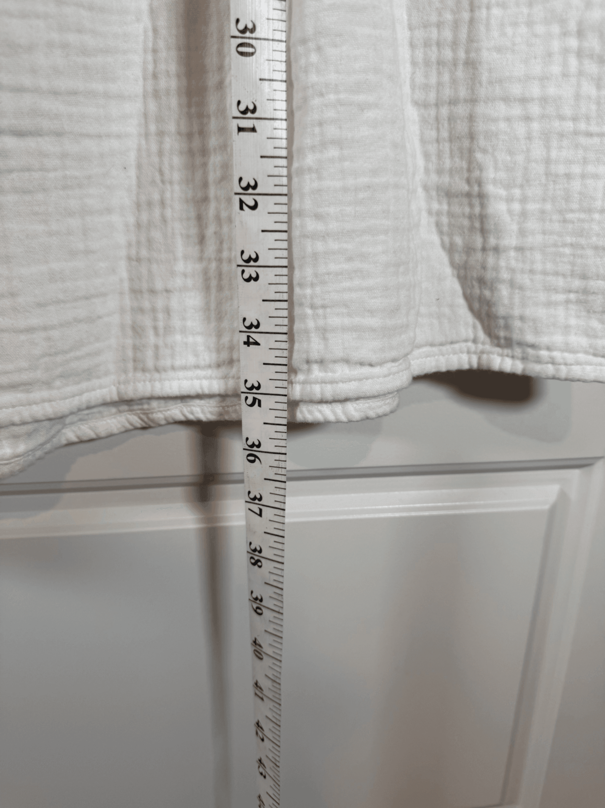 White Smocked Maxi Skirt - Thumbnail 3