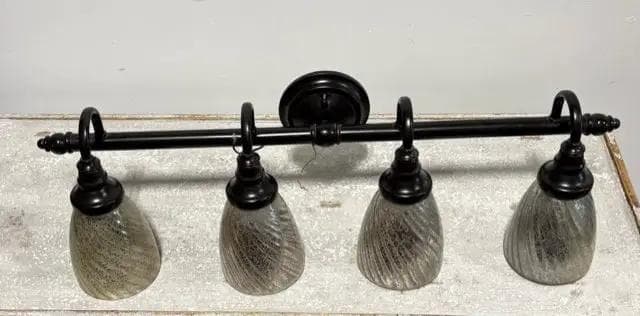 4 Mercury Globe Glass Light Fixture - Thumbnail 2