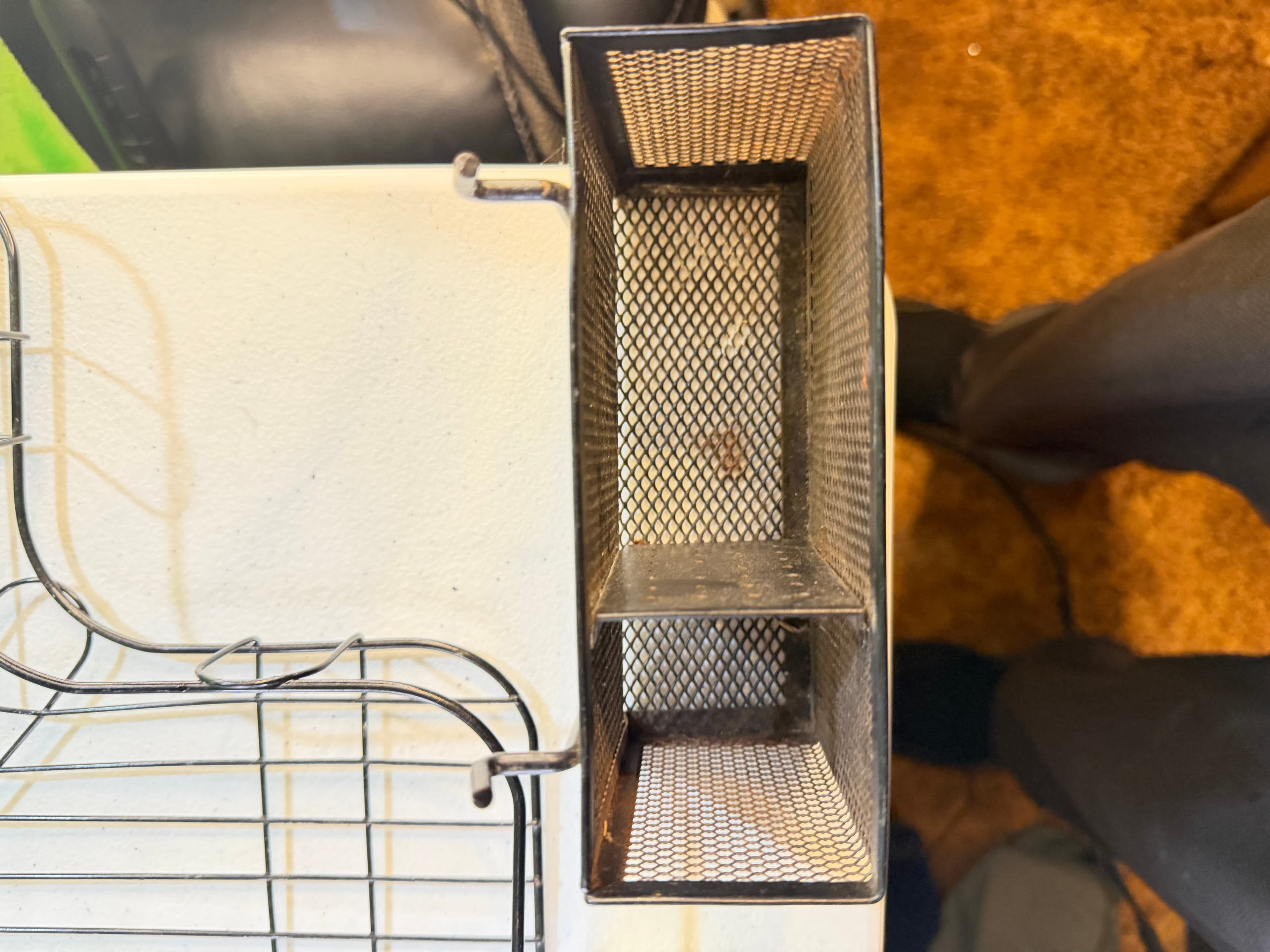 Wire Storage Baskets Set - Kitchen Organization - Metal Rack - Thumbnail 5