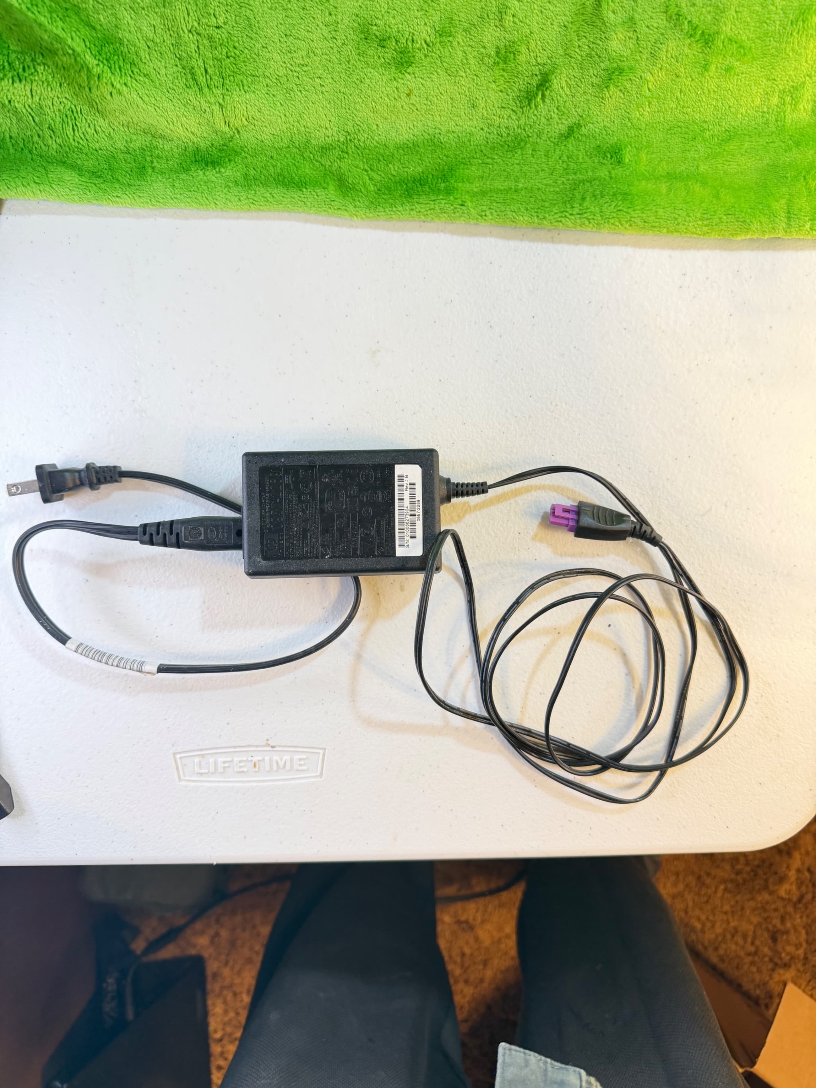 HP 0957-2269 AC Power Adapter Purple Tip Printer Power Supply OEM Genuine - Image 1