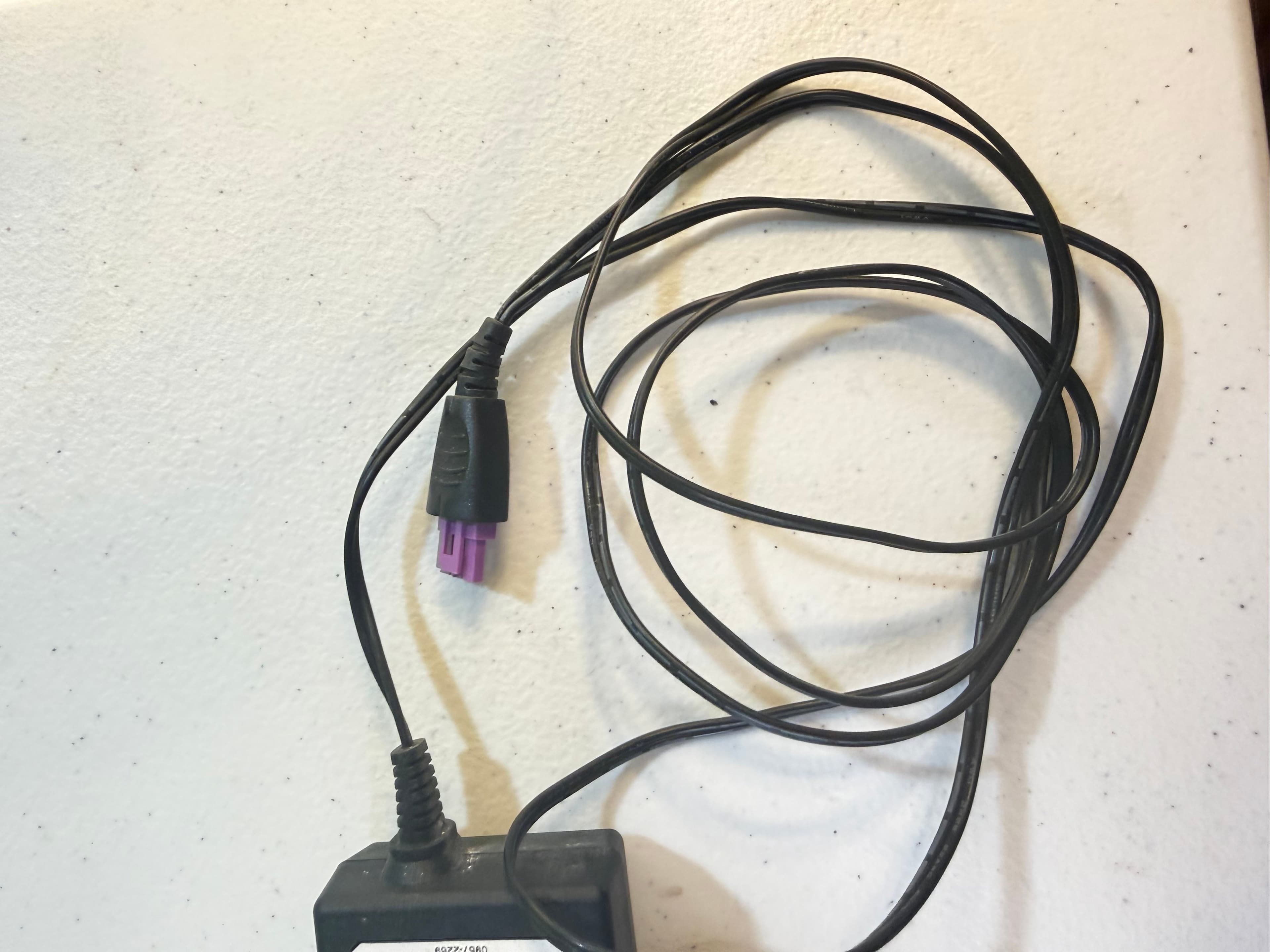 HP 0957-2269 AC Power Adapter Purple Tip Printer Power Supply OEM Genuine - Thumbnail 2