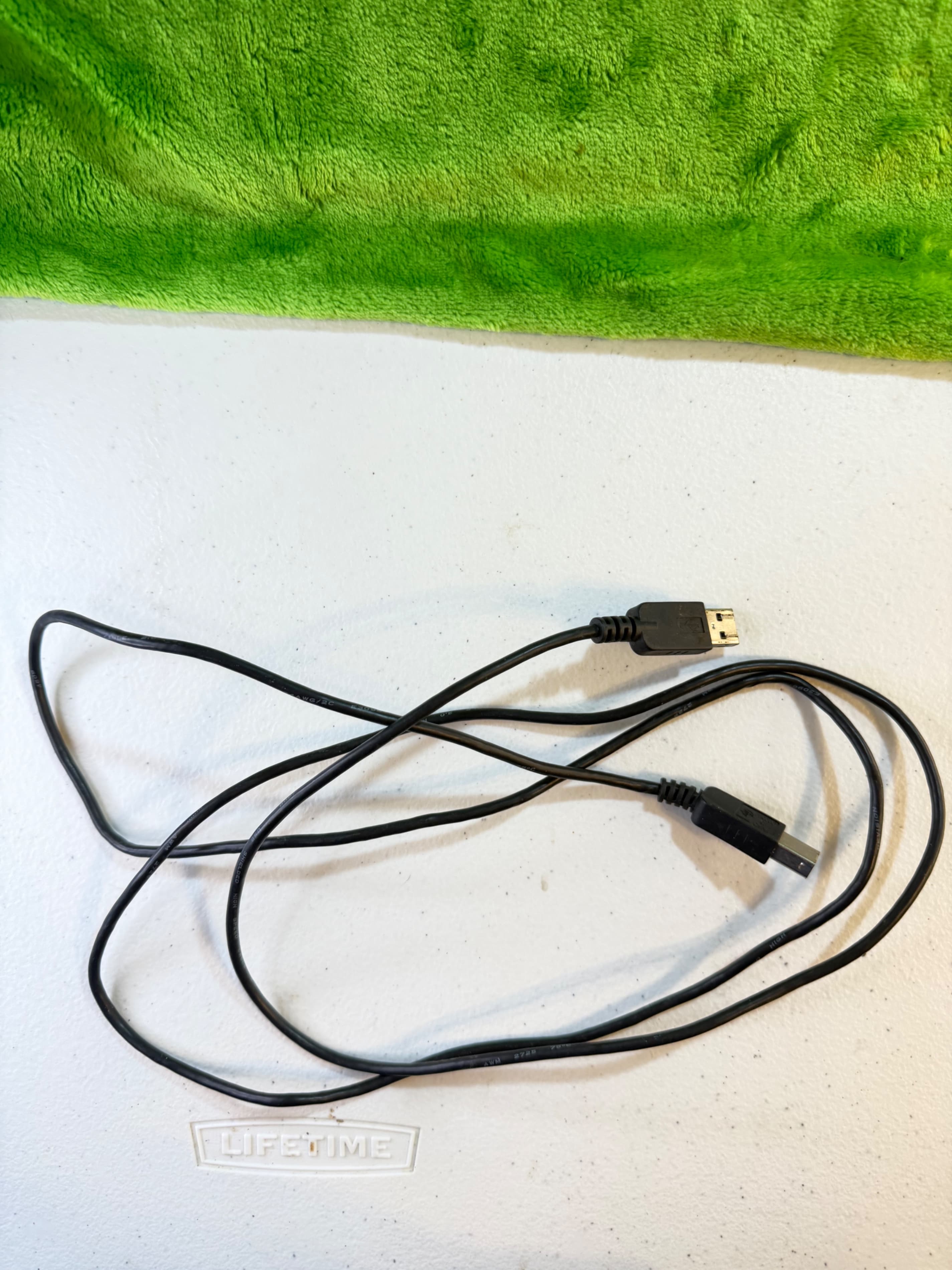 USB 2.0 Printer Cable A to B Male High Speed Cord Black 6ft for HP Canon Epson - Image 1