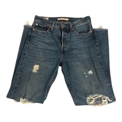 levi's women's wedgie straight jeans - Thumbnail 2