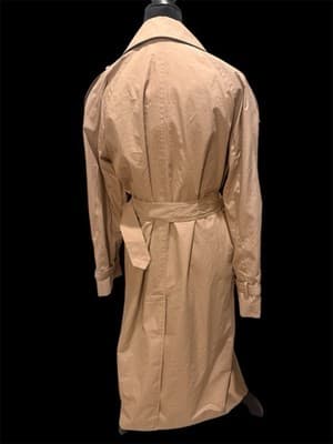 Jenna Camel Double Breasted Belted Trench Coat - Thumbnail 5