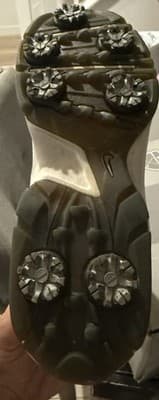 Nike Max Air Golf Shoes Womens Size 6.5 White Blue Athletic Cleats - Thumbnail 3