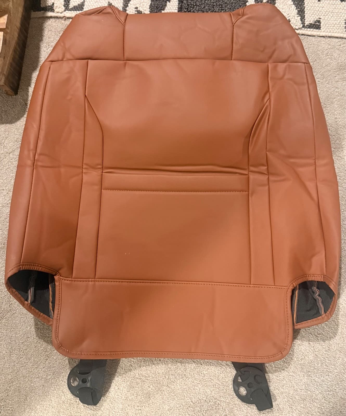 KATZKIN Cognac Leather Seat Covers for Toyota 4Runner 2011-2021 SR5 2 Row - Thumbnail 2