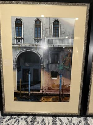 Thomas Pradzynski "CV canale Grande" Canali di Venezia suite framed H.Signed - Thumbnail 4