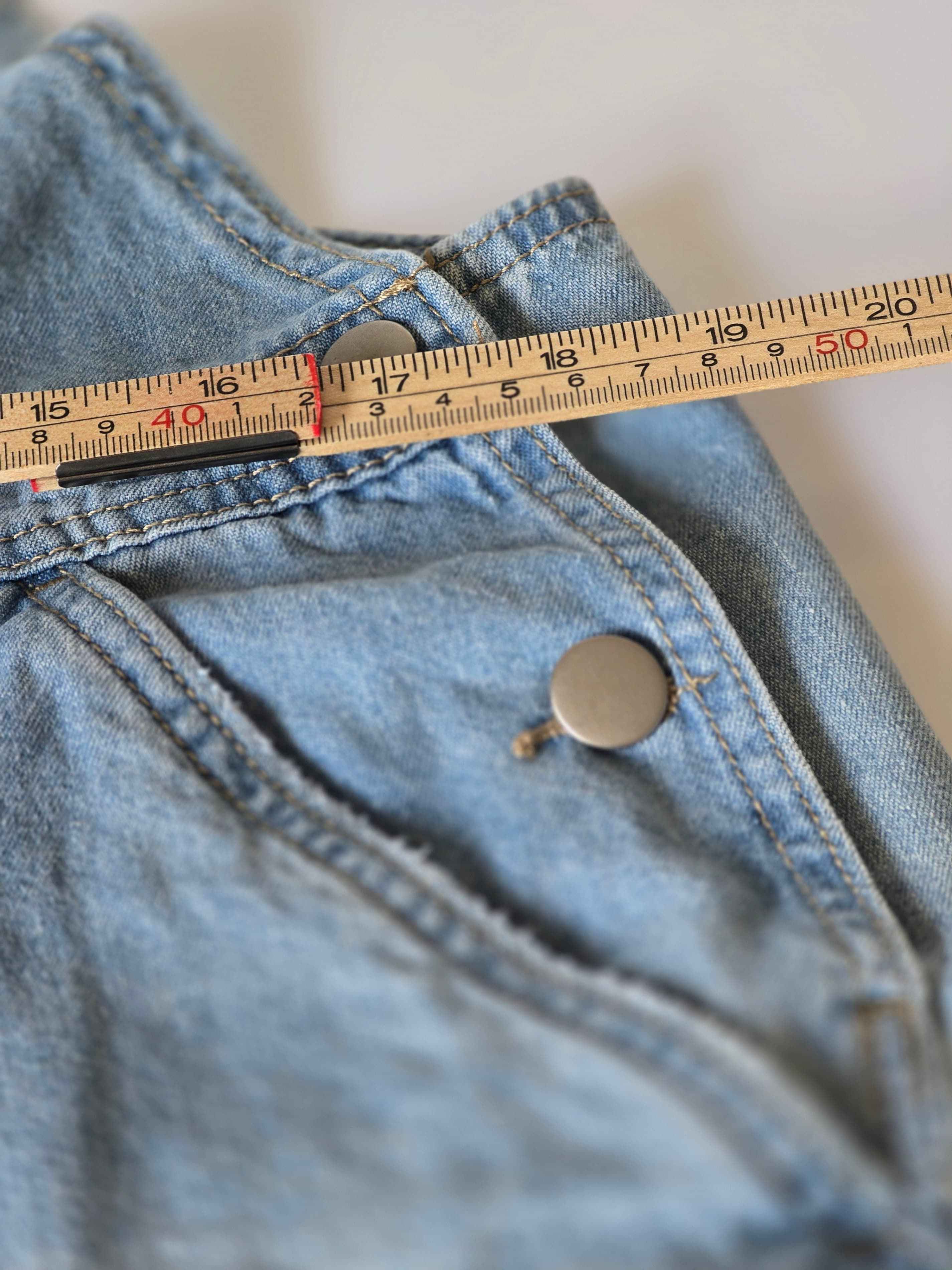 Light Wash Denim Overalls Size L (11-13) 100% Cotton - Thumbnail 7