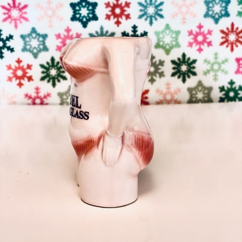 Vintage Rebel Shot Glass Ceramic Bikini Torso Mug Made in Japan - Thumbnail 2