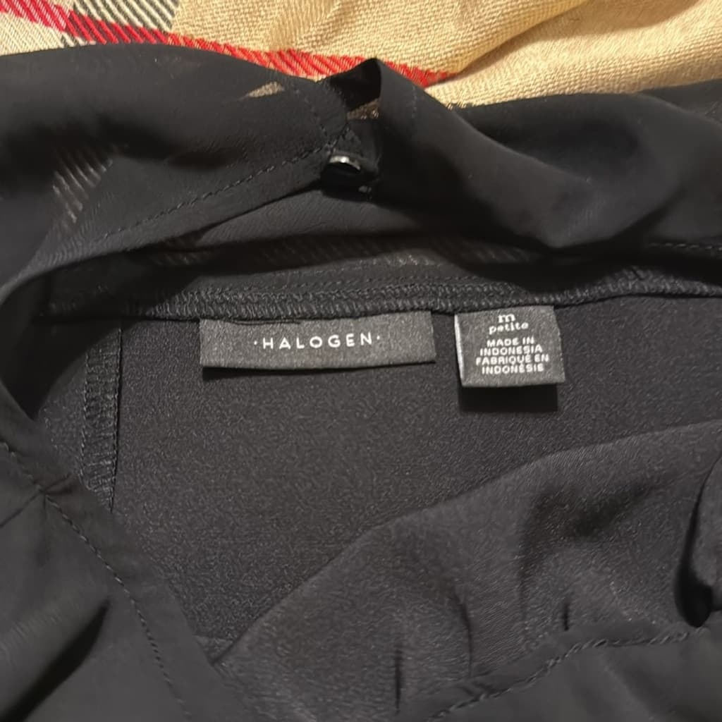 Halogen Black Sleeveless Blouse MP - Thumbnail 5