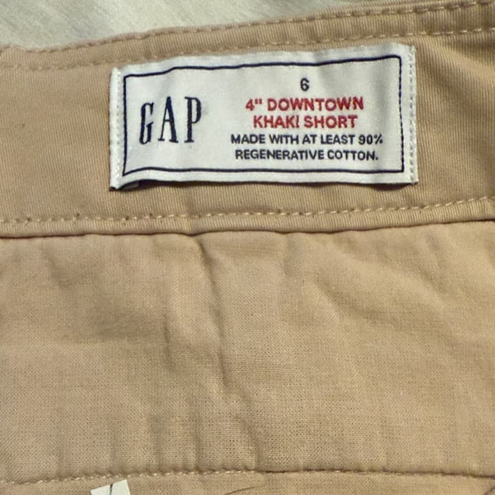 GAP Khaki Women's Shorts Size 6 - Thumbnail 5